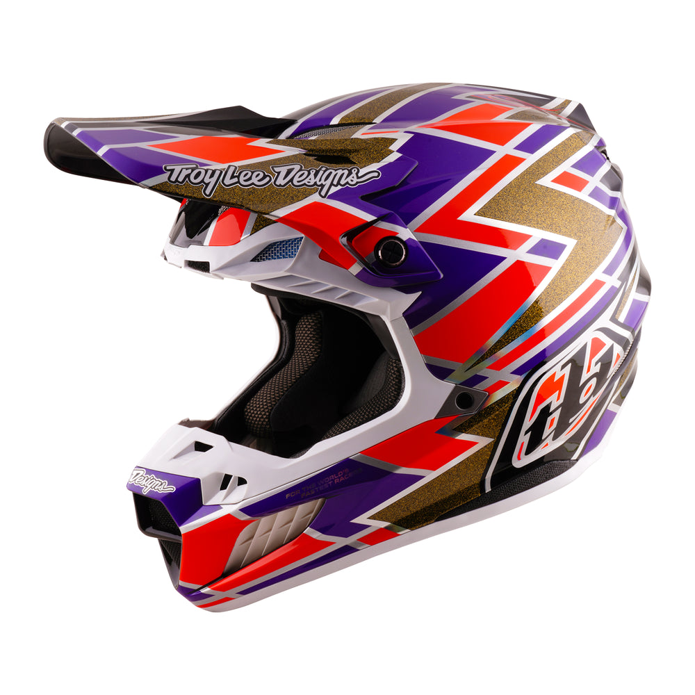 Helmet SE5 Carbon - Flush - Purple - L Troy Lee Designs