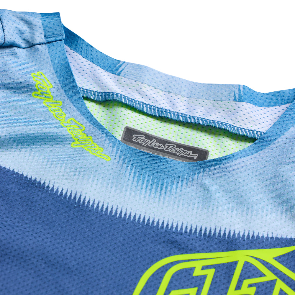 T-shirt SE Pro - Illusion - Grey / Yellow fluo - M Troy Lee Designs