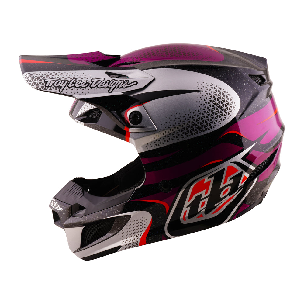 Helmet SE5 Polycarbonate - Aura - Purple / Black - M Troy Lee Designs