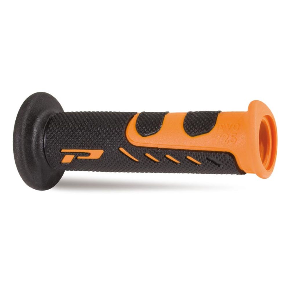 Grips Progrip 725 Mm 22/25 - Double Density - Orange/black - Open End