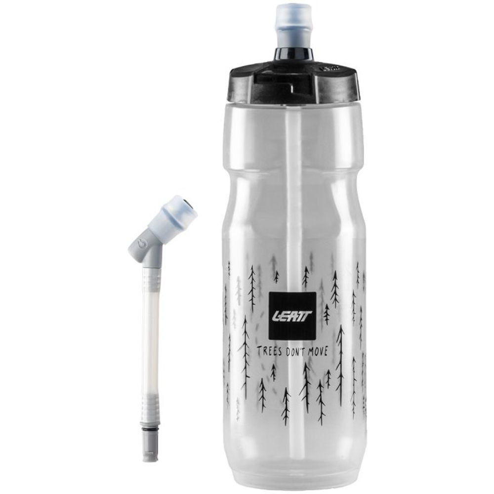Borraccia Mtb Steadysip Convertible 750ml Trasparente con Sistema a Tripla Valvola e Tubo Estensibile Leatt