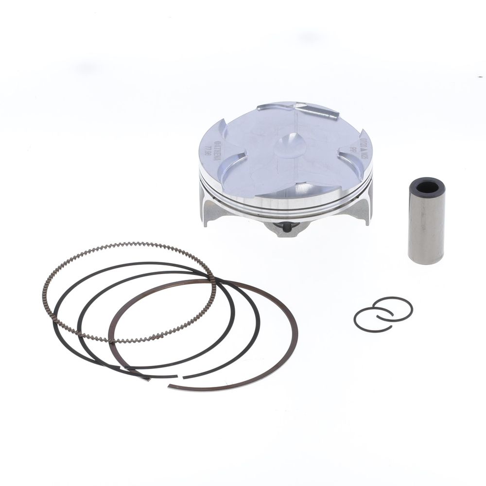 Top End Piston Kit: Pistone Forgiato 4 Tempi Ø 78 mm + Serie Smeriglio