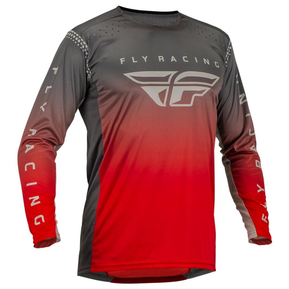 Leichtes Jersey Rot/grau Gr. L