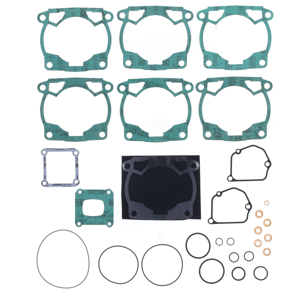 Kit de piston haut de gamme : piston coulé 2 temps Ø 66,4 mm + série de segments