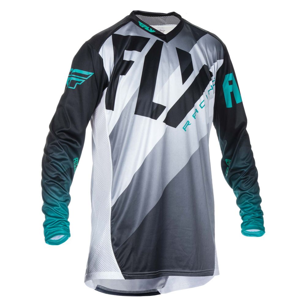 Maglia Cross Lite Hydrogen Nero/Bianco Taglia 2Xl Fly Racing