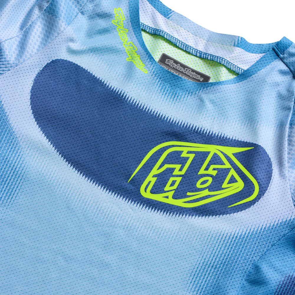 T-shirt SE Pro - Illusion - Grey / Yellow fluo - L Troy Lee Designs