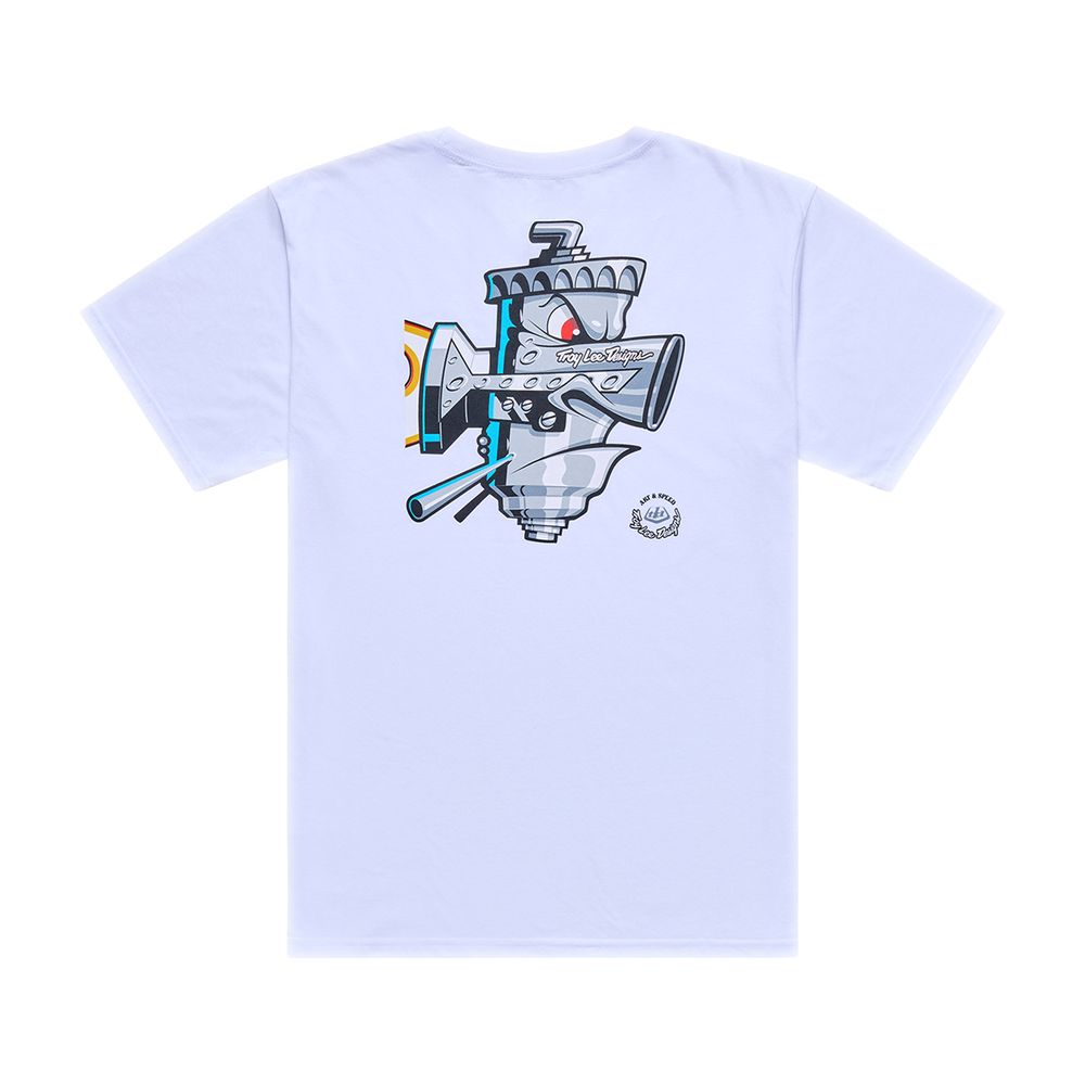T-Shirt  - Carb Club - White - M Troy Lee Designs