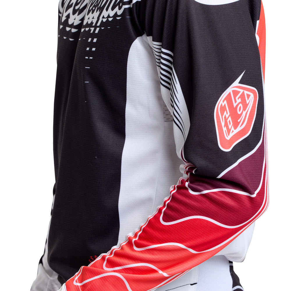 T-shirt GP Pro - Stagger - Black / Red - L Troy Lee Designs