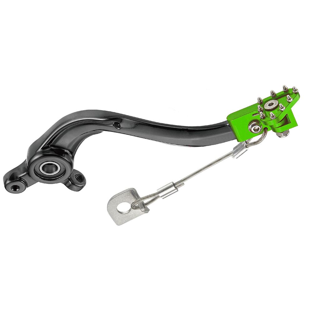 Rear Brake Pedal Black/green Kawasaki Kx250f  Innteck