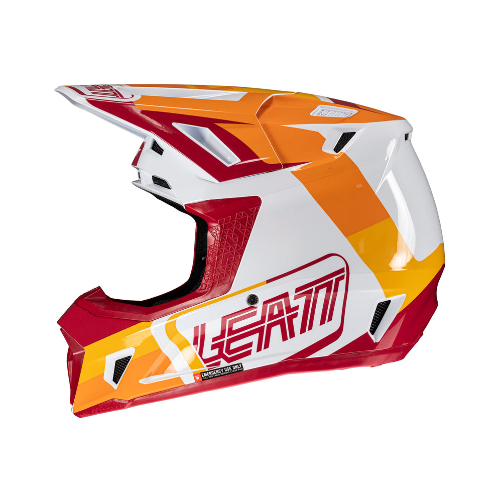Casco de motocross 7.5 con gafas incluidas