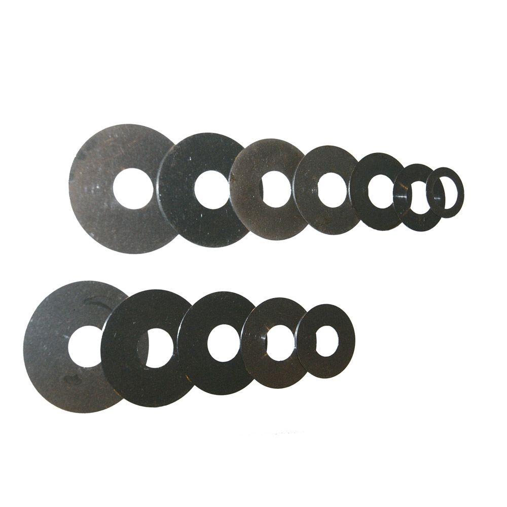 Lamelles Hydrauliques En Acier Pour Suspensions - Lot De 10 Pièces - Trou 9.6 X 20.0 X 0.20 Mm Innteck