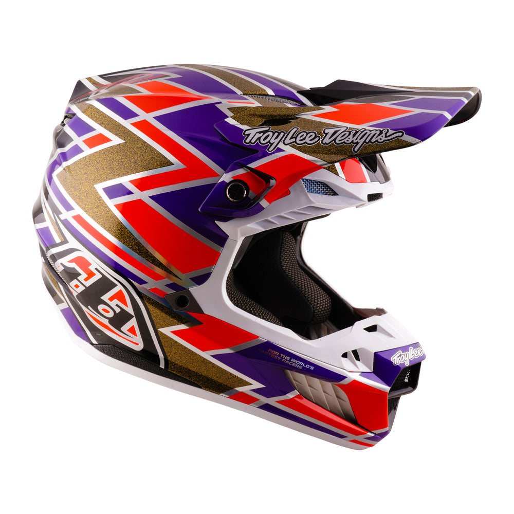 Casco SE5 Carbon - Flush - Viola - M Troy Lee Designs