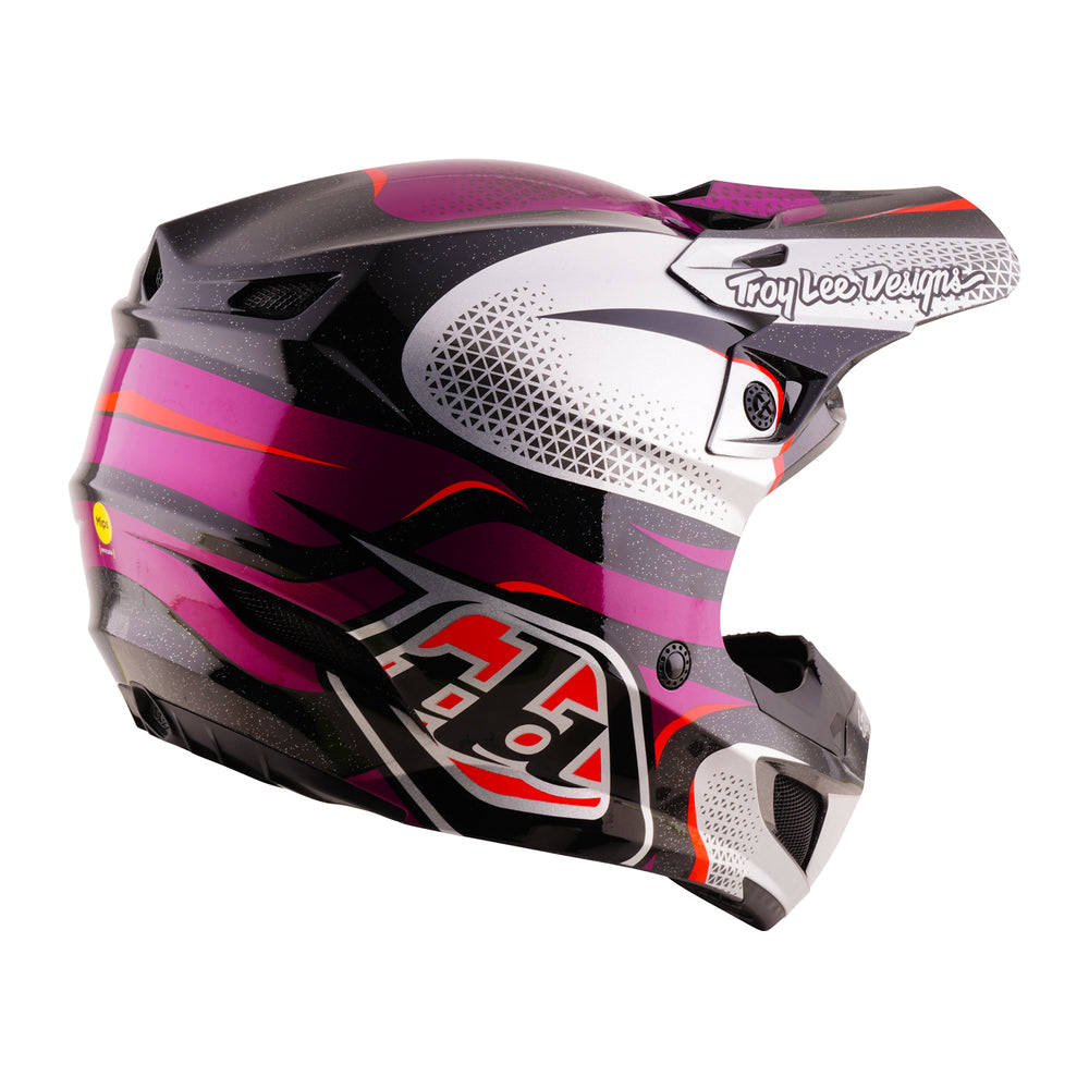 Helmet SE5 Polycarbonate - Aura - Purple / Black - M Troy Lee Designs