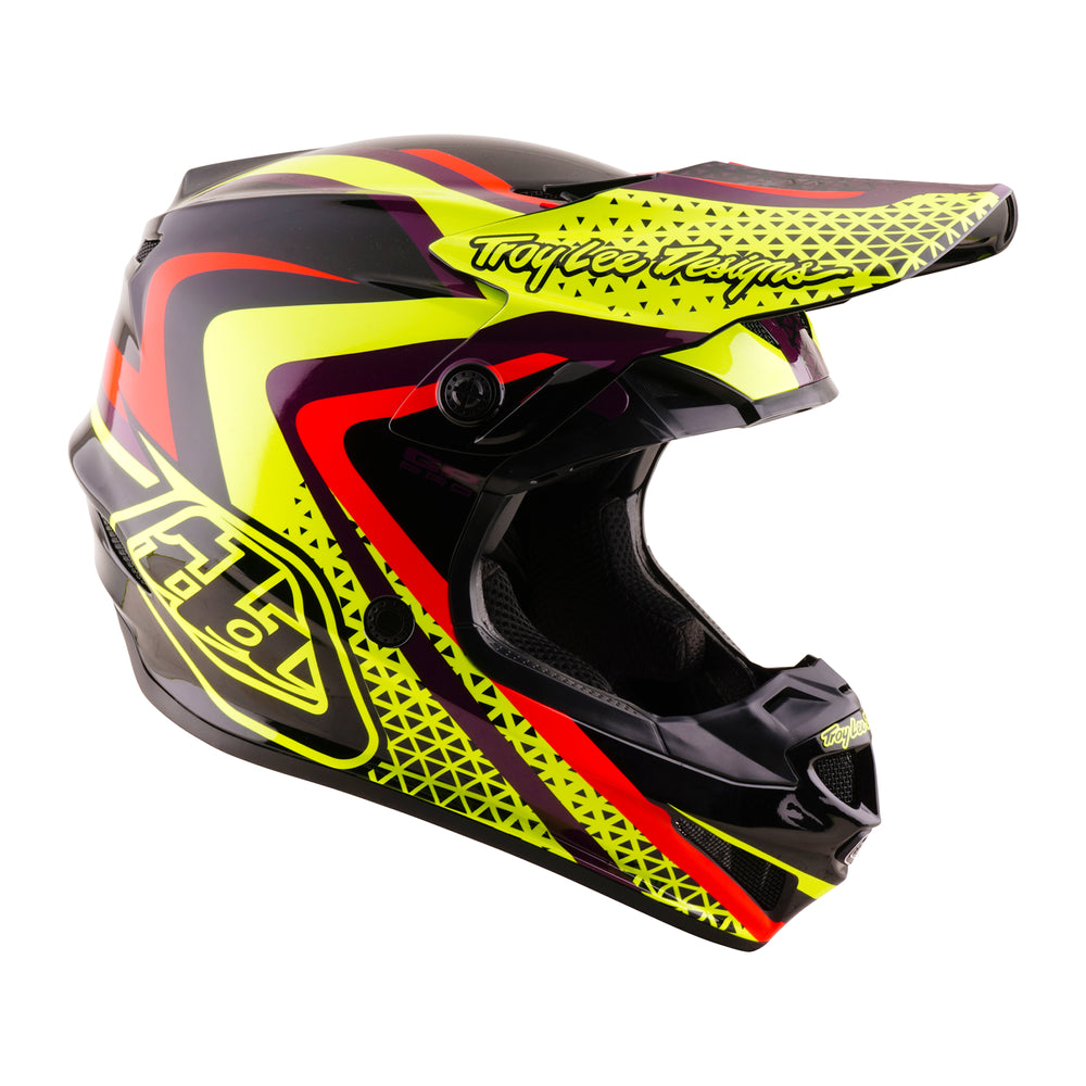 Casco Junior GP Pro - Pulse - Nero / Giallo fluo - M Troy Lee Designs