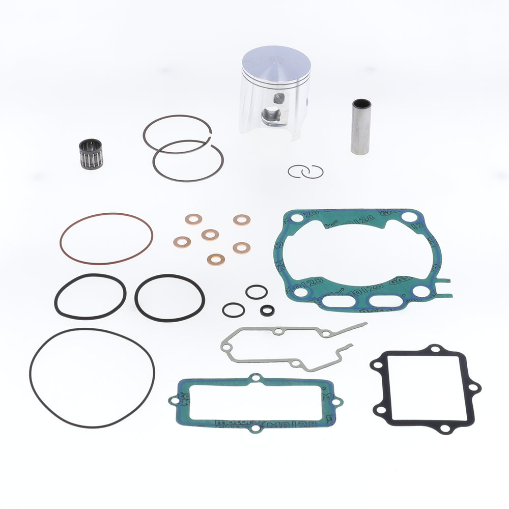 Top End Piston Kit: Pistone Forgiato 2 Tempi Ø 66,4 mm + Serie Smeriglio