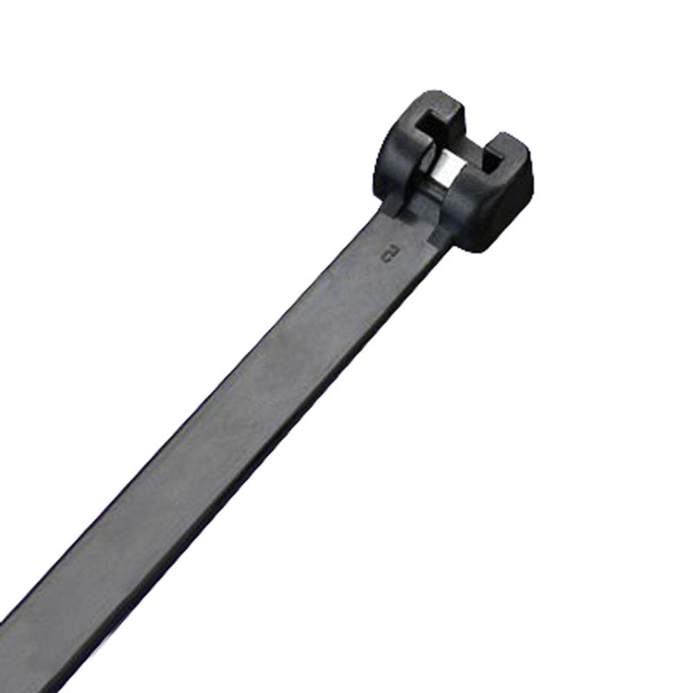Fascetta Plastica Dentino Acciaio (conf.100 Pz) 2.5 X 100 Nera Innteck