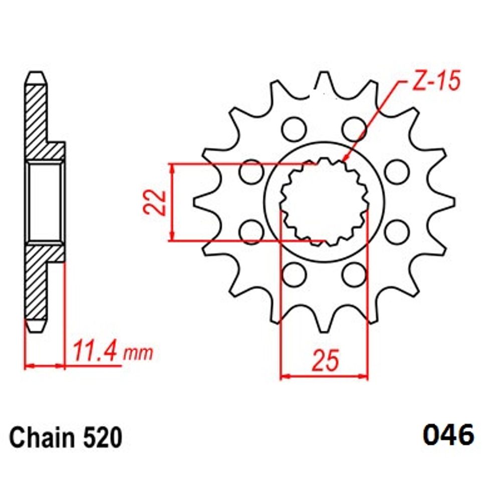 Ultralight Steel Front Sprocket (520-13t) Ktm