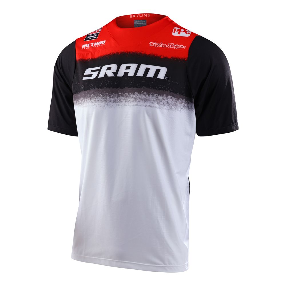 MTB jersey  Skyline SRAM lightweight with short sleeves Troy Lee Designs