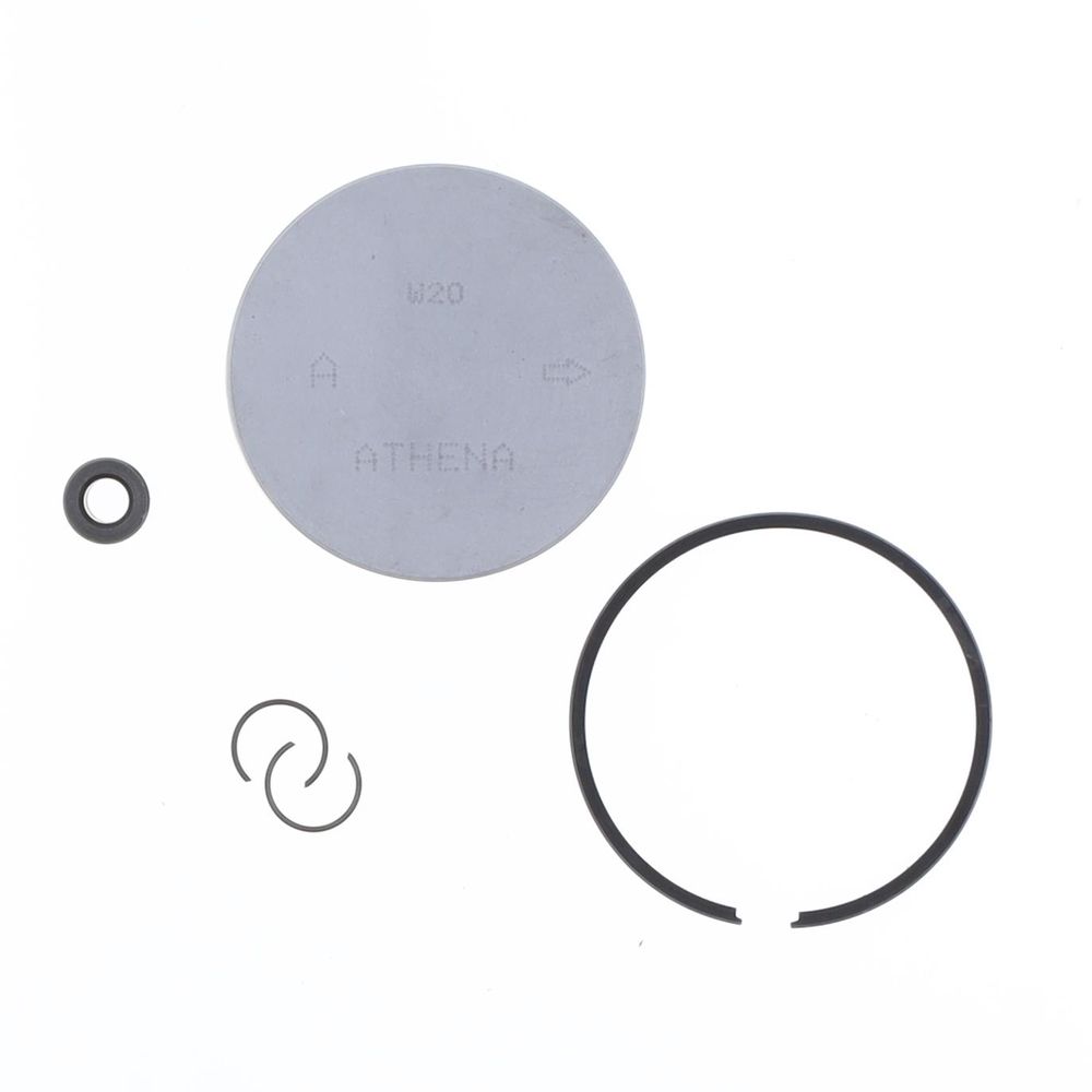 Pistón de cabeza plana 2T Ø 47,6 mm bulón 12 mm para kit de cilindro Big Bore Athena