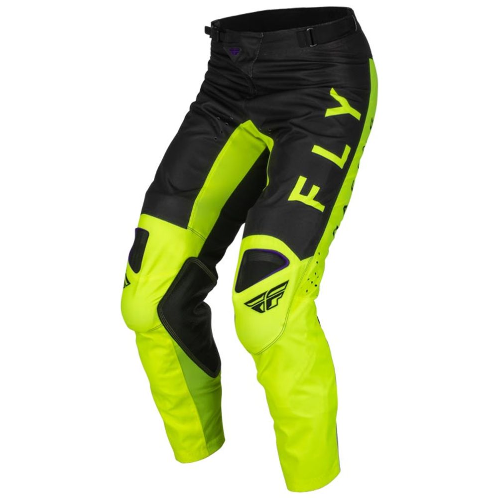 Pantaloni Kinetic Kore Fluo/Nero Tg 36 Fly Racing