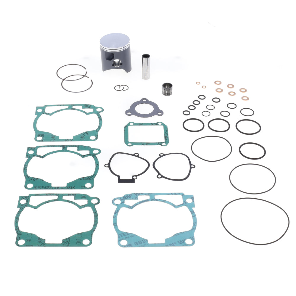 Top End Kolben Kit: Gegossener 2-Takt Kolben Ø 66,4 mm + Dichtsatz Zylinderkopf