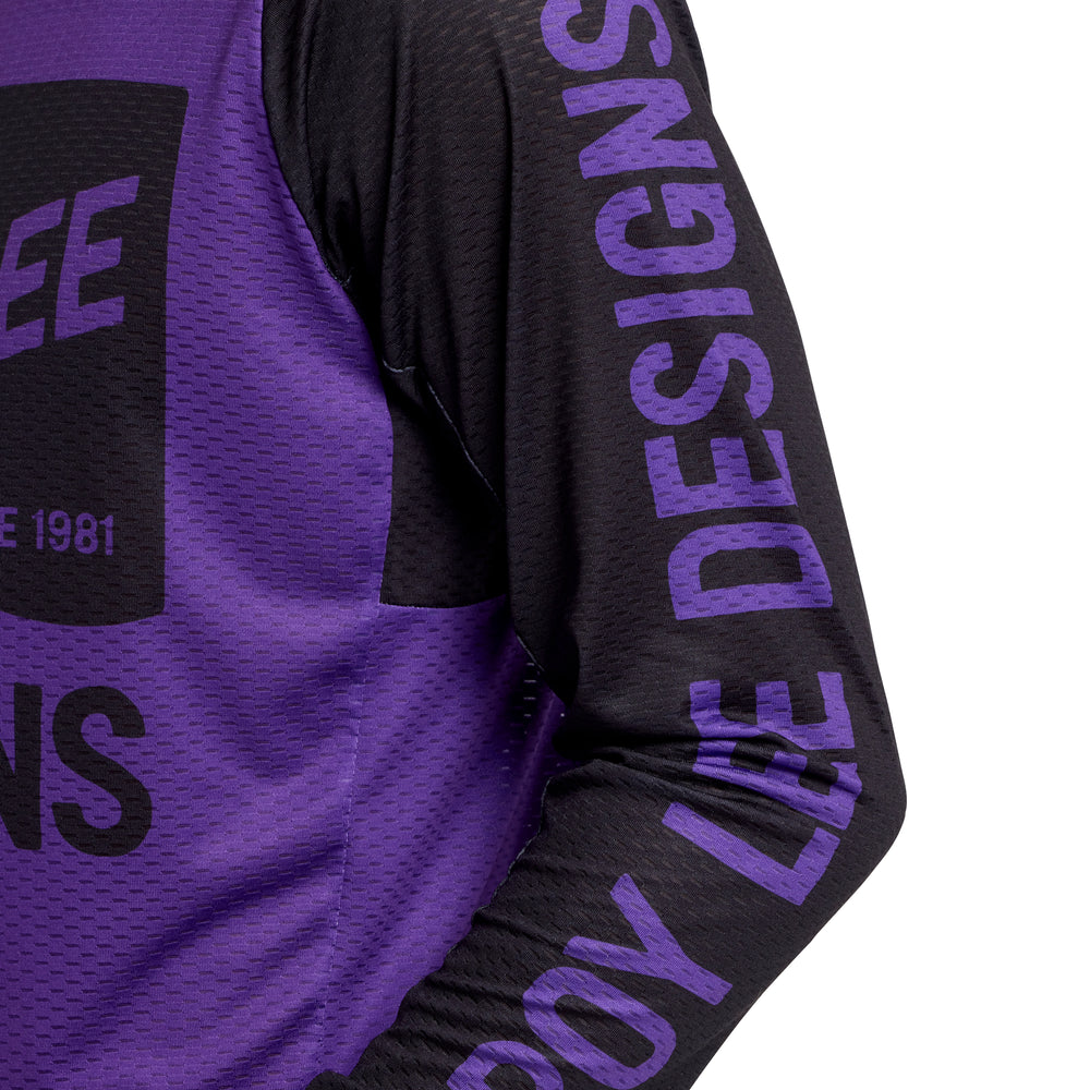 T-shirt GP Pro Air - Locked - Purple - M Troy Lee Designs