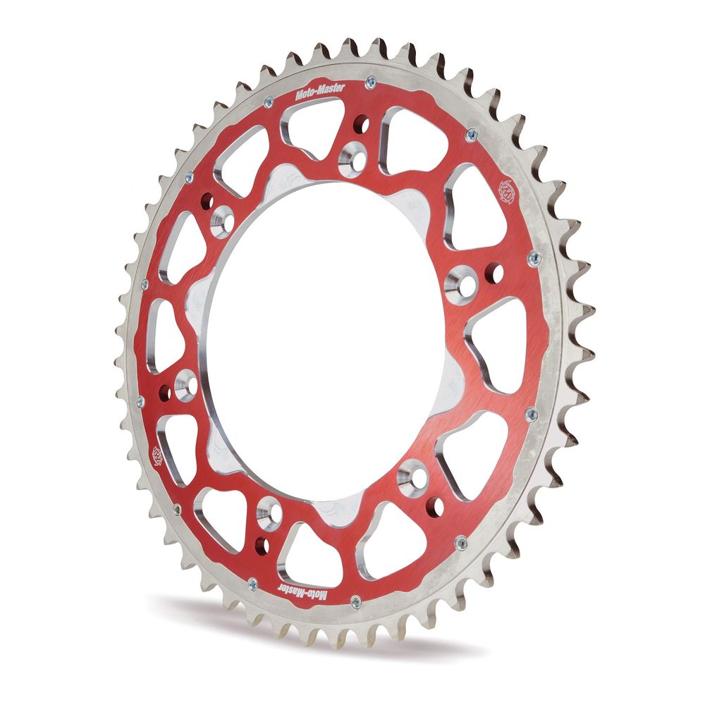 Couronne Bimetal Fusion (rouge, 420-49t) Honda Moto Master