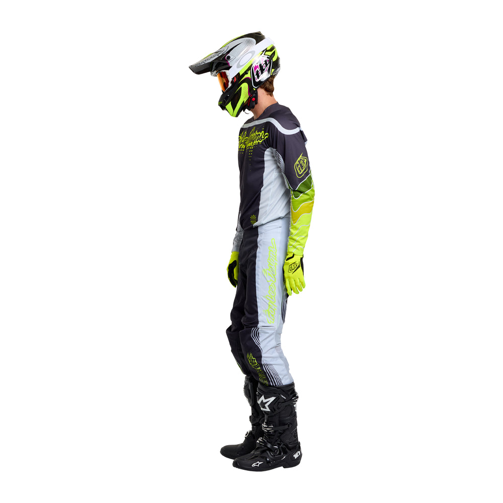 Maille GP Pro - Stagger - Noir / Jaune fluo - L Troy Lee Designs