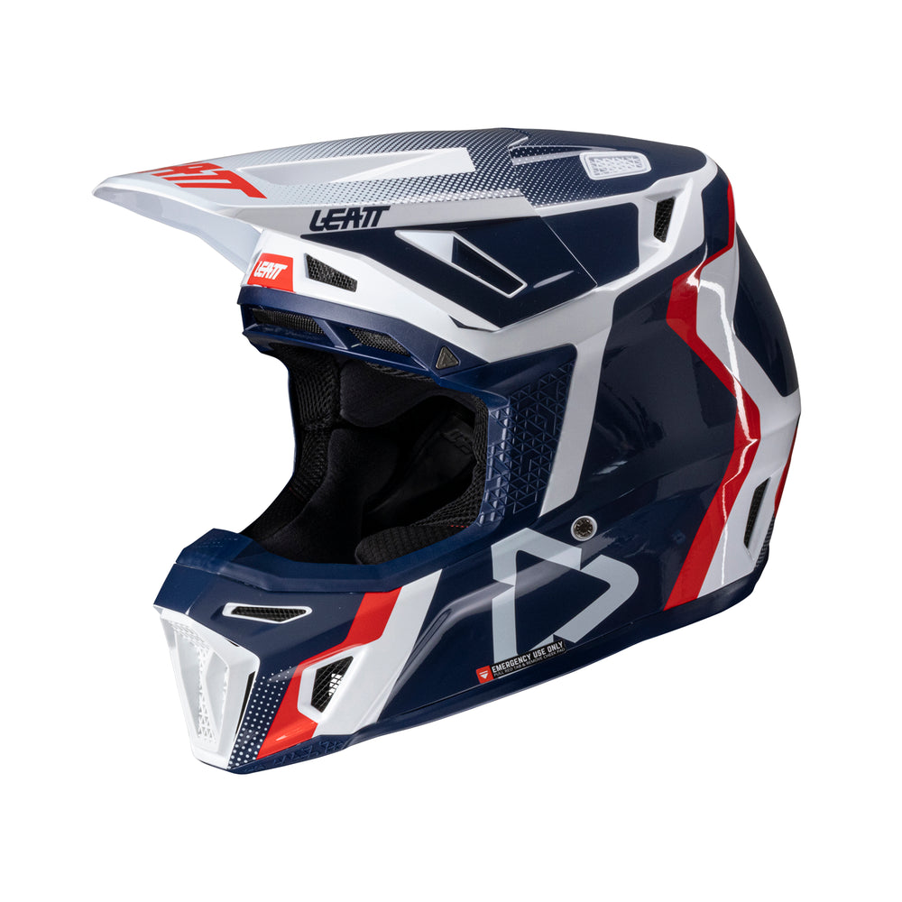 Casco de motocross de composite 8.5 con gafas incluidas