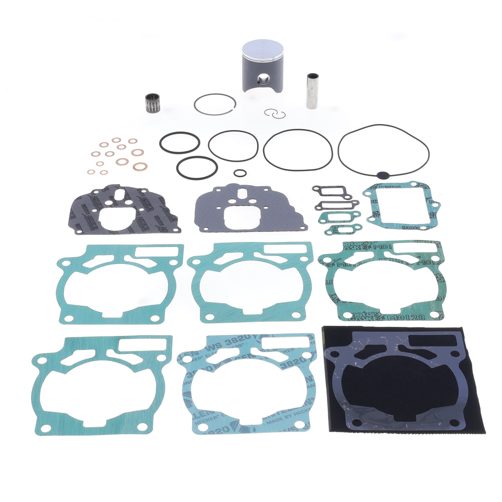 Top End Piston Kit: Pistone Fuso 2 Tempi Ø 54 mm + Serie Smeriglio