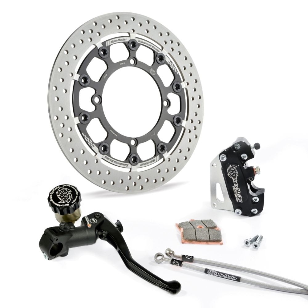 Kit Disque Supermoto Racing - Disque Halo T-floater - Avant - Honda : Crf <-2014 Ø300mm