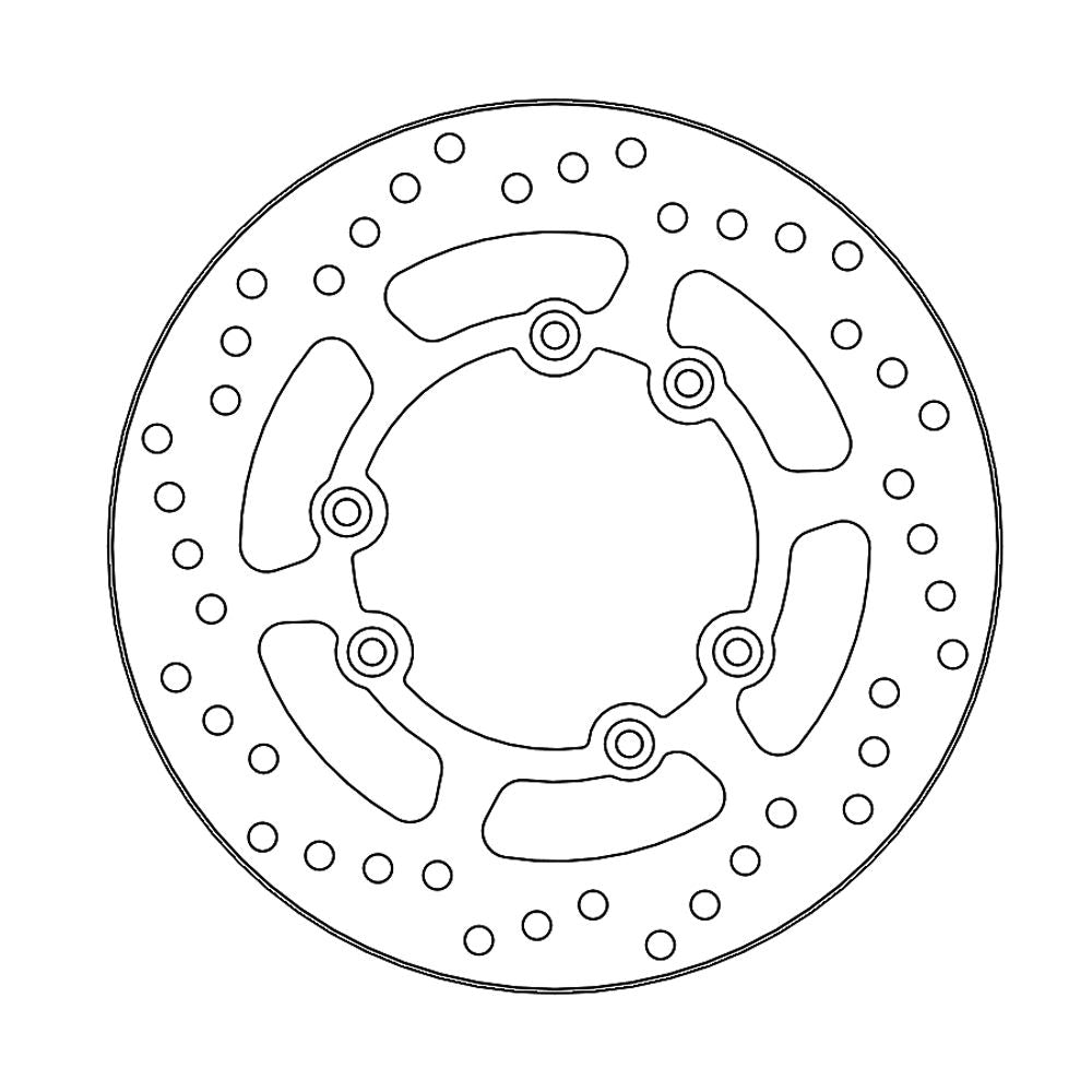 Brake Disc Off-road Vintage - Rear - Ktm: Mx125/250/300/350 (1986-1989) - Grafite Offroad