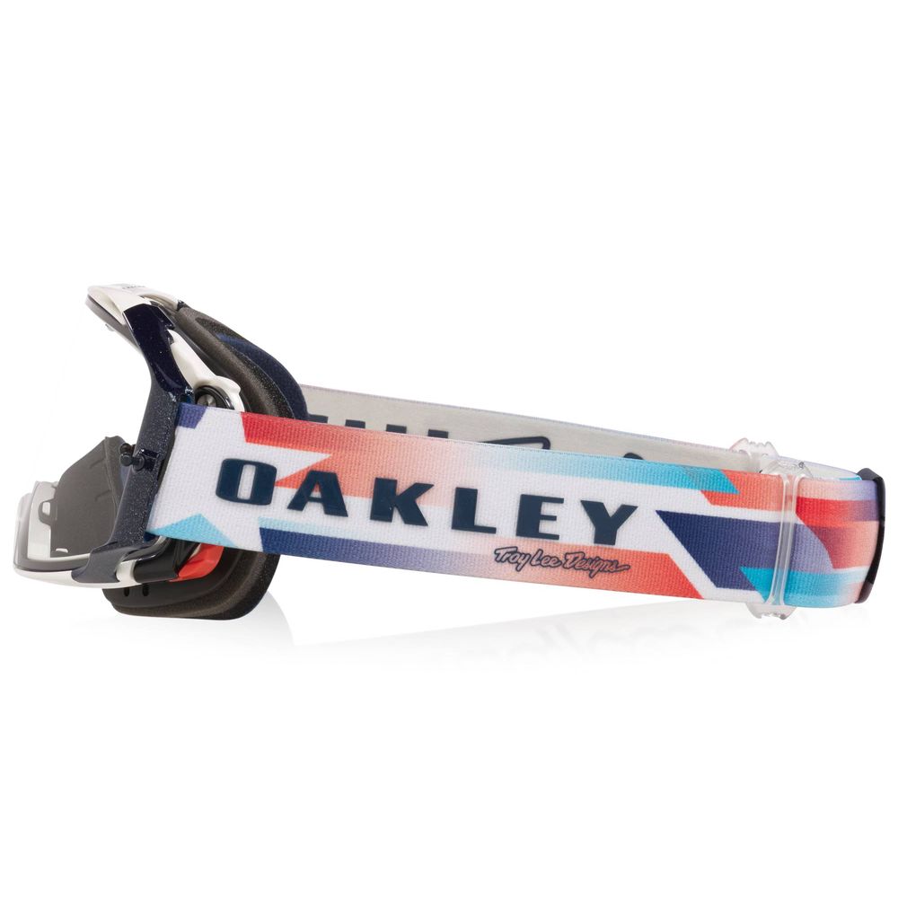 Maschera AIRBRAKE MTB, TLD Bianco, Trasparente