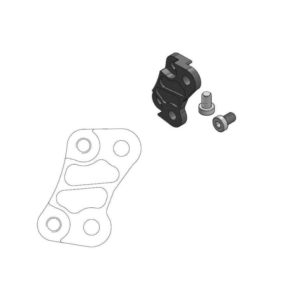 Off-road Brake Caliper Adapter 260mm Rotor - Kawasaki: Kx85/kx100 - Grafite Offroad