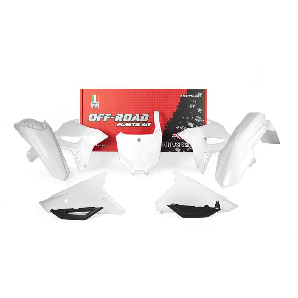 Plastics Kit 6 Pcs W/airbox Covers White Crf450r 21-.. - Grafite Offroad