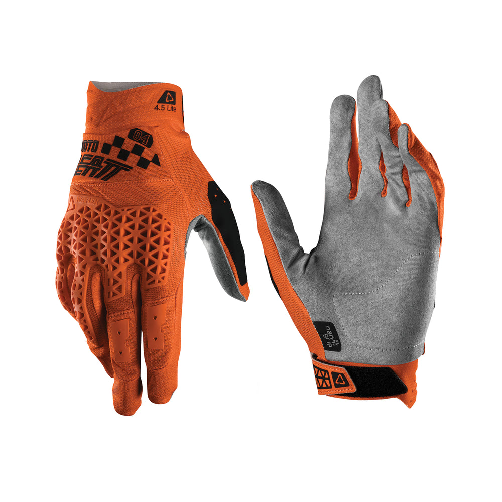 Moto 4.5 Lite Gloves | Orange | S EU7 Leatt - Grafite Offroad