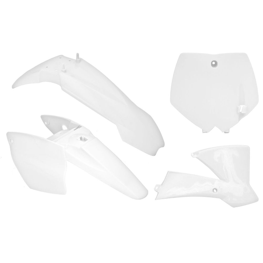 Plastics Kit 4 Pcs White Replica Ktm - Grafite Offroad