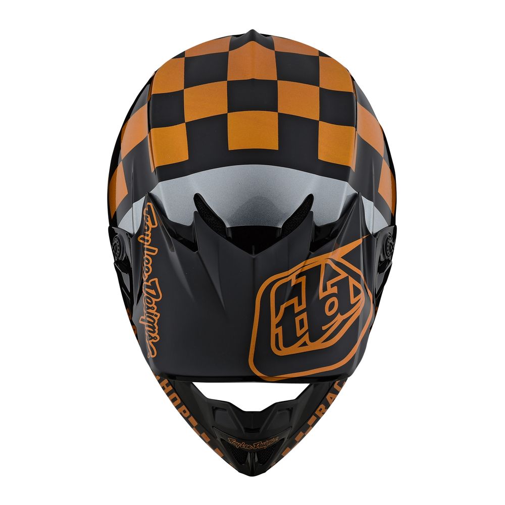 Motorcycle Helmet SE4 POLYACRYLITE CHECKER with MIPS and 16 intake ports for Youngsters