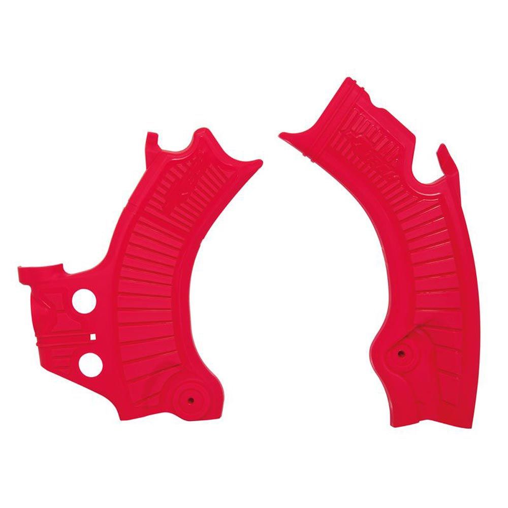 Plastic Frame Protectors Bi-material Red Replica Honda - Grafite Offroad