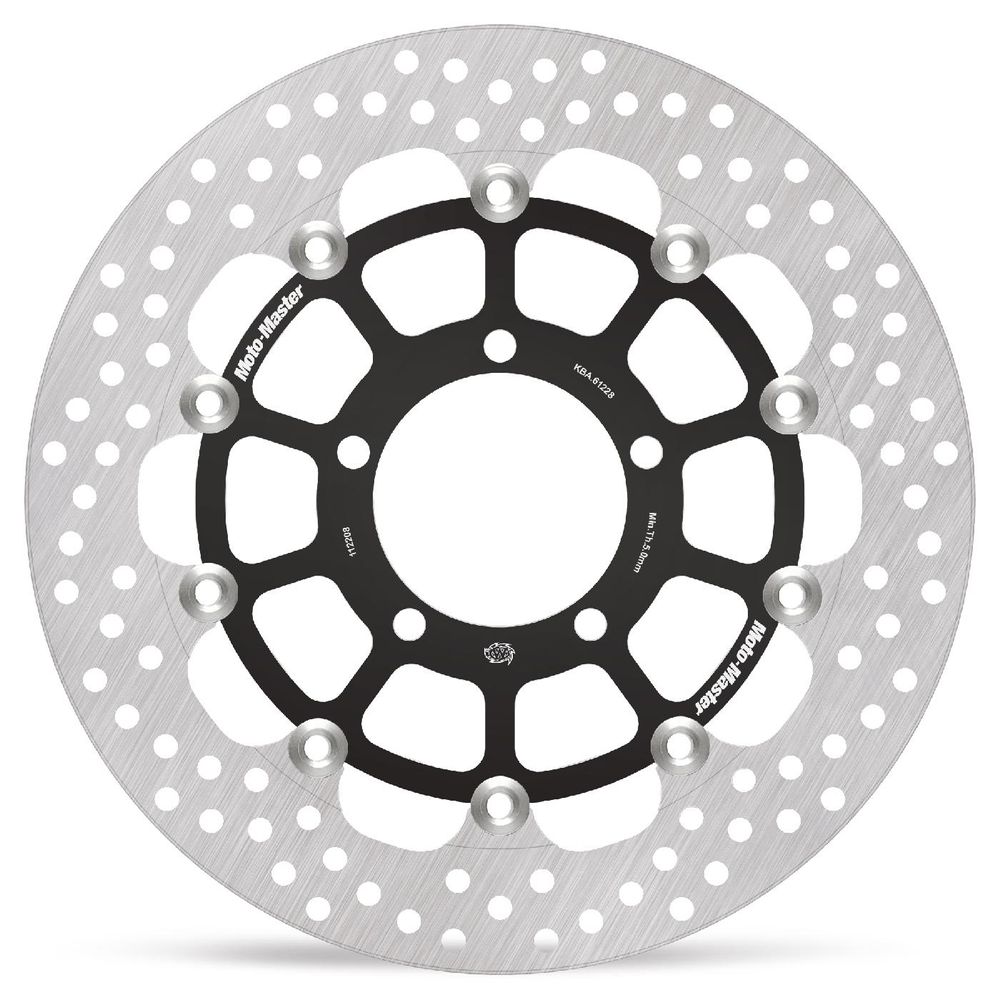 Brake Disc Road Halo Racing - Floating - Front - Triumph: Daytona 675 Abs - Grafite Offroad