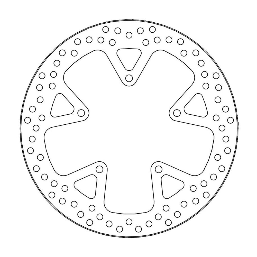 Brake Disc Road Halo - Front Left - Peugeot: Geo, Geopolis, Geostyle, Satelis - Grafite Offroad