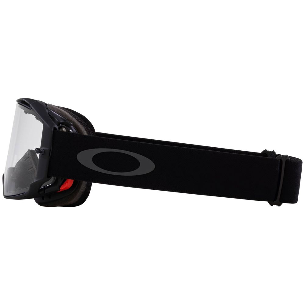 Maschera AIRBRAKE MTB, Nero, Trasparente