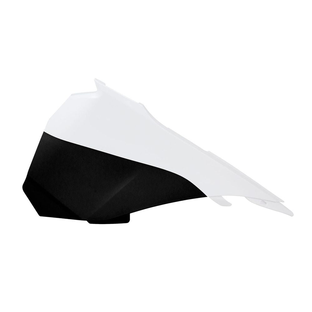 Air Box Side Panel Sx White-black Replica Ktm - Grafite Offroad