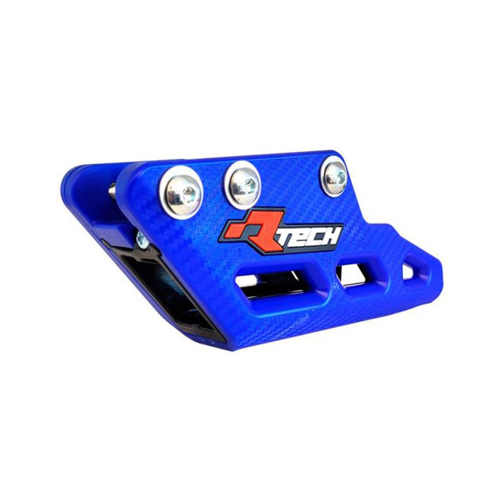 Monoblock R2.0 Worx Chain Guide Yamaha Blue Black - Grafite Offroad