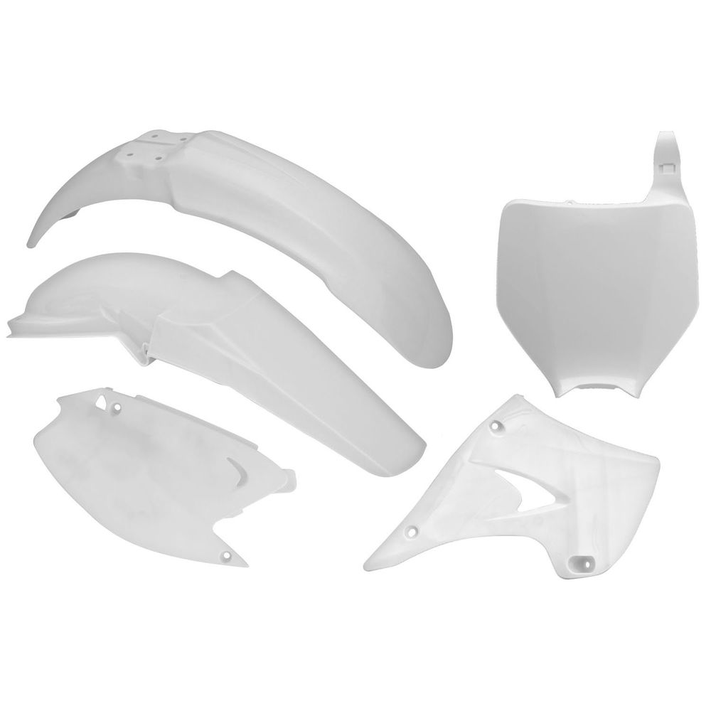 Plastics Kit 5 Pcs White Replica Kawasaki - Grafite Offroad