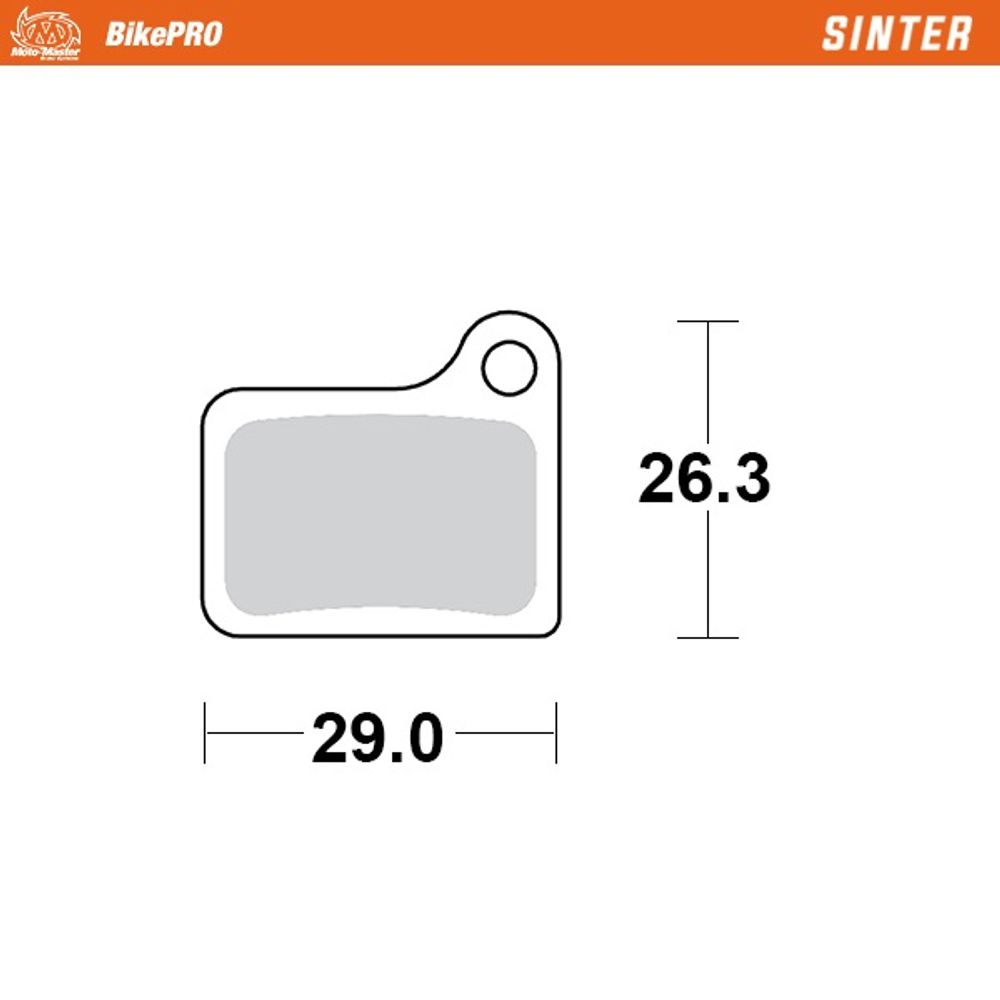 Brake Pads Bicycle Sinter: Shimano Nexave - Grafite Offroad