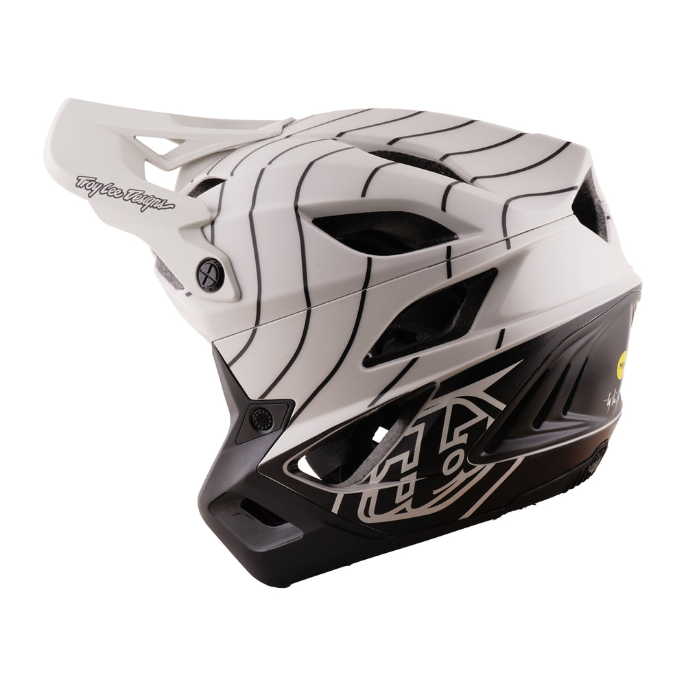 Helmet Stage Stunt - Airwaves - Dark white - M/L Troy Lee Designs - Grafite Offroad