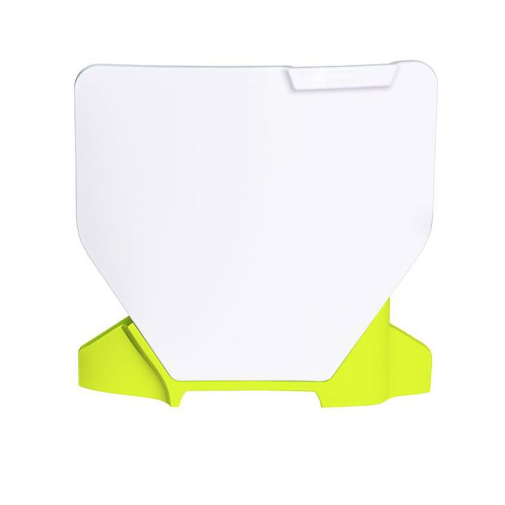 Front Number Plate White/hsq Lemon Yellow Replica Husqvarna - Grafite Offroad