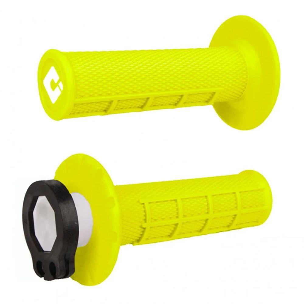 Manopole A Bloccaggio Rapido Half-Waffle Mx Fluo Giallo