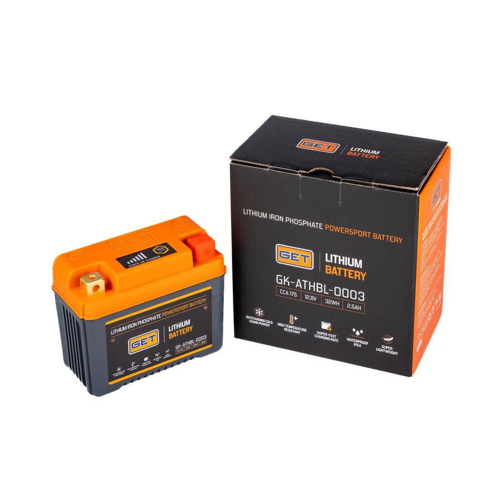 Lithium Battery for dirt bikes 2,5 Ah - 175 A CCA - Grafite Offroad